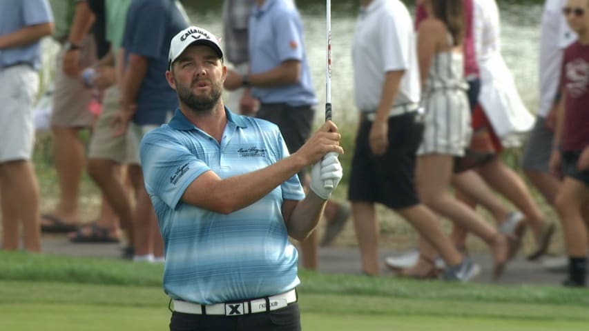 Marc Leishman plays his approach to perfection at BMW 