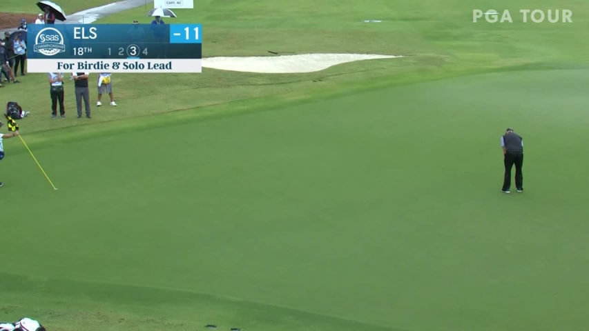 Ernie Els grabs solo lead with birdie putt at SAS Championship 
