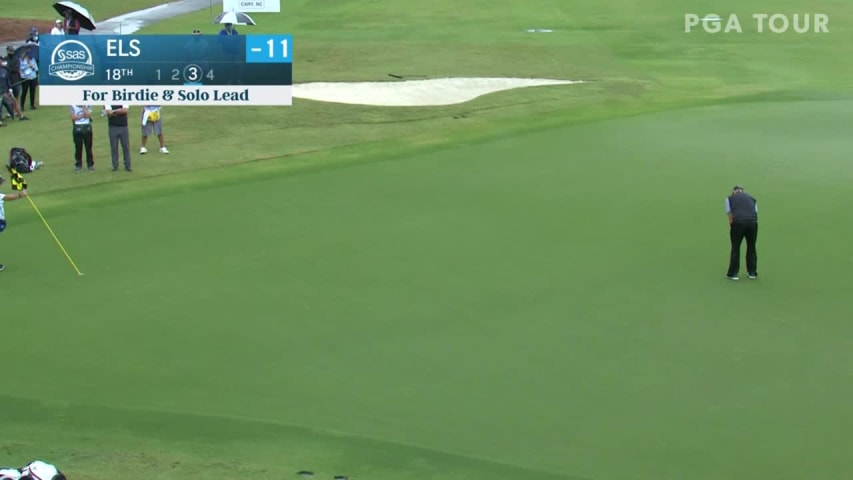 Ernie Els grabs solo lead with birdie putt at SAS Championship