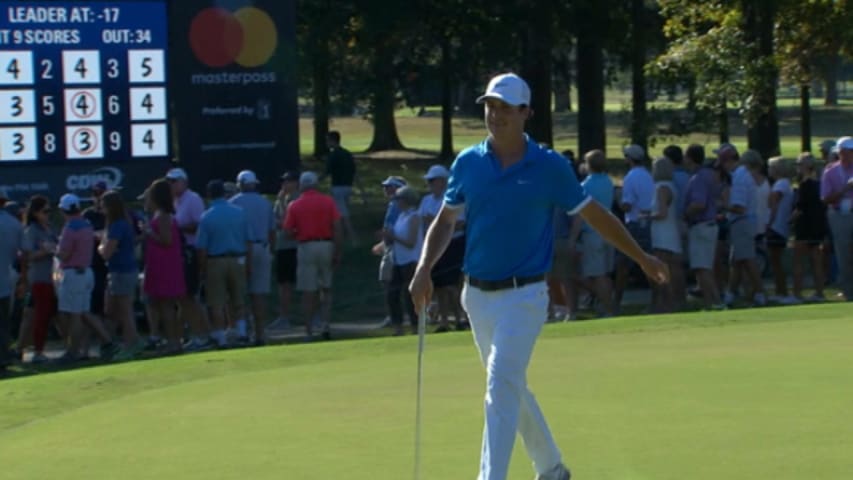 Cody Gribble's excellent pitch sets up birdie at Sanderson Farms