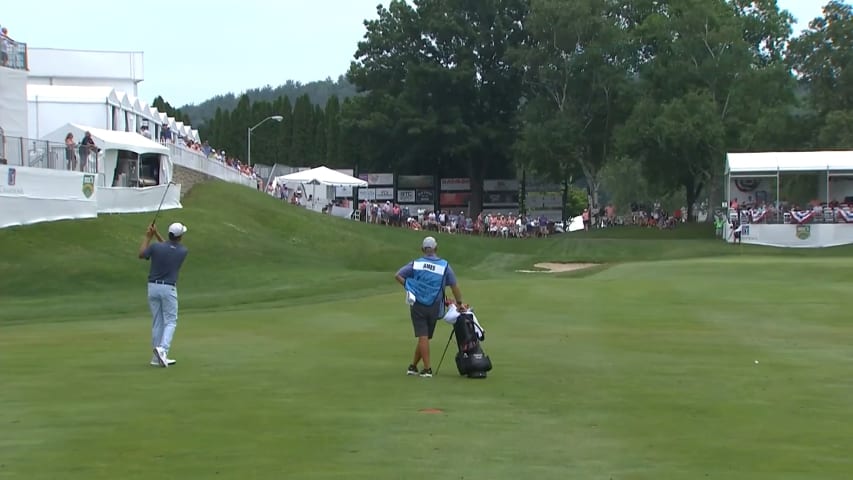 Stephen Ames goes right at the flag to set up birdie at DICK'S Open