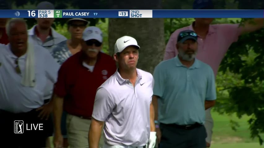 Paul Casey drains birdie at WGC-FedEx St. Jude