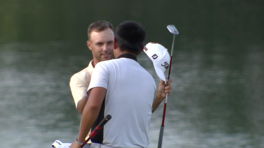 Eric Cole's 72nd hole birdie to seal TOUR card at Korn Ferry Tour Champ