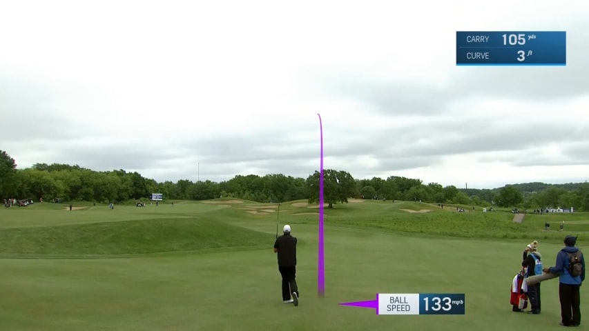 Steve Stricker reaches in two to set up birdie at American Family Insurance Championship