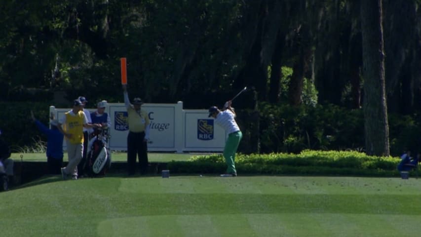 Ben Martin’s brave tee shot sets up for birdie at RBC Heritage