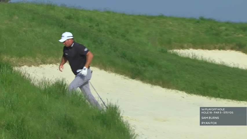 Ryan Fox makes birdie on the fourth playoff hole at RBC Canadian