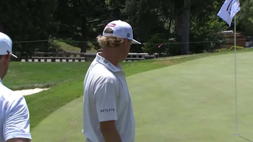 Patton Kizzire makes birdie on No. 8 at ISCO Championship