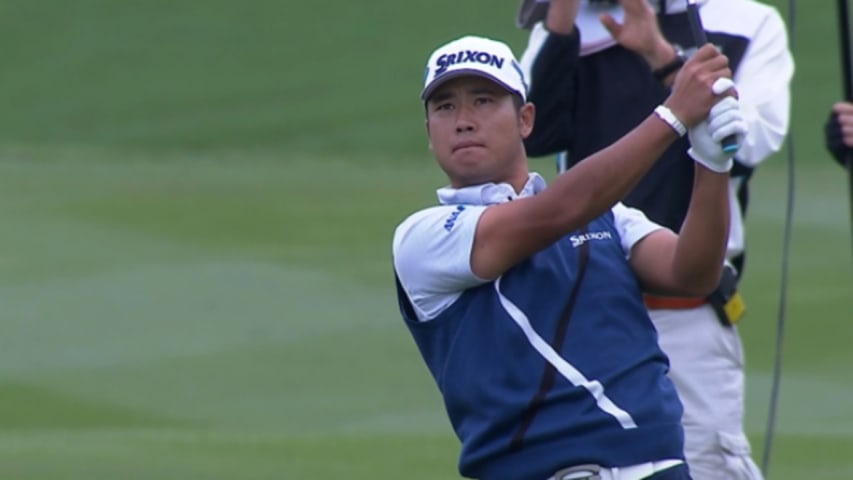 Hideki Matsuyama dialed in on No. 5 at HSBC Champions