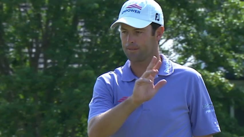 Robert Streb gets a solid bounce back birdie at The Greenbrier