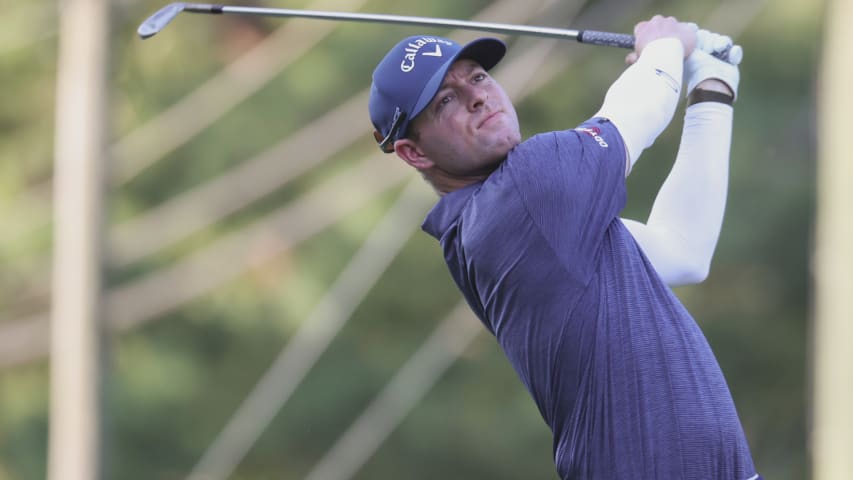 Max Greyserman's 91-yard eagle hole-out is the Shot of the Day