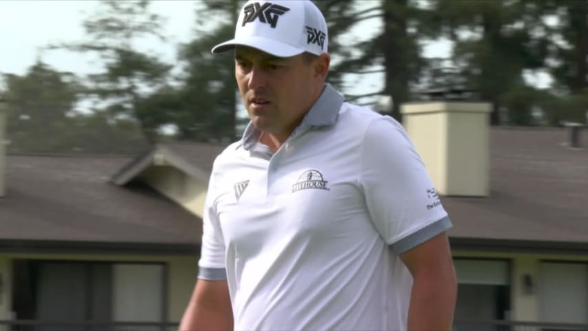 Justin Lower converts birdie putt at Procore