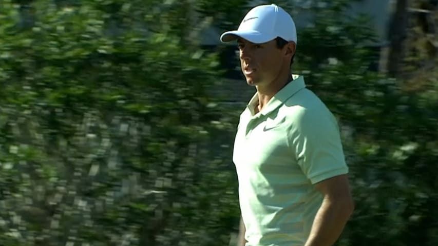 Rory McIlroy's 21-foot birdie putt on No. 14 at Arnold Palmer