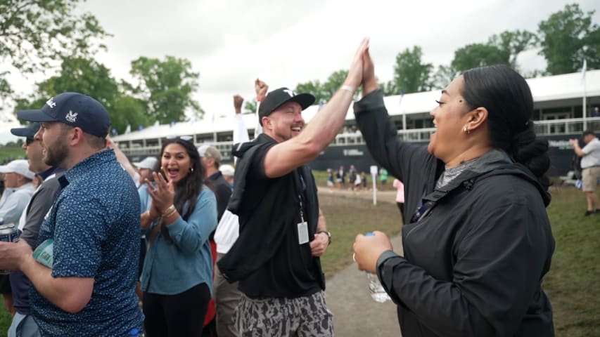 Family supports Tony Finau at PGA Championship