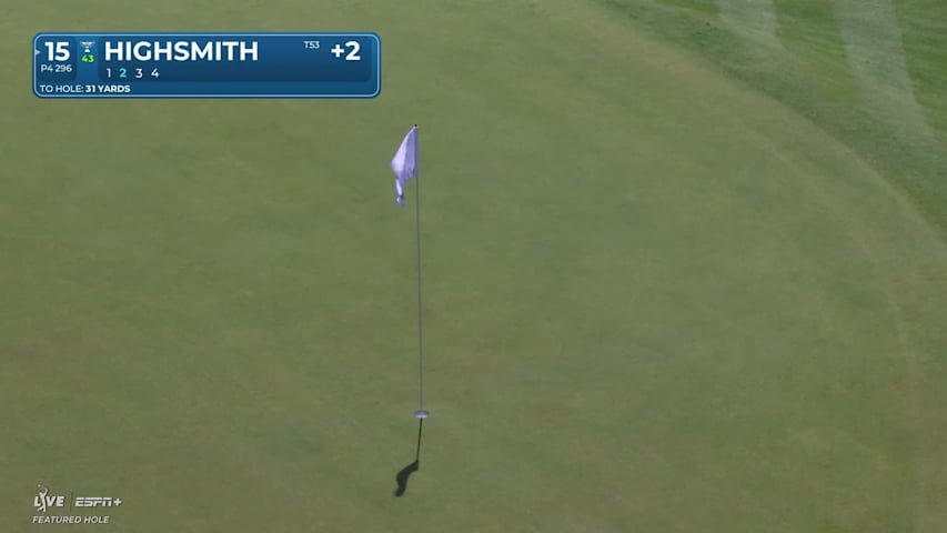 Joe Highsmith makes eagle on No. 15 at Travelers