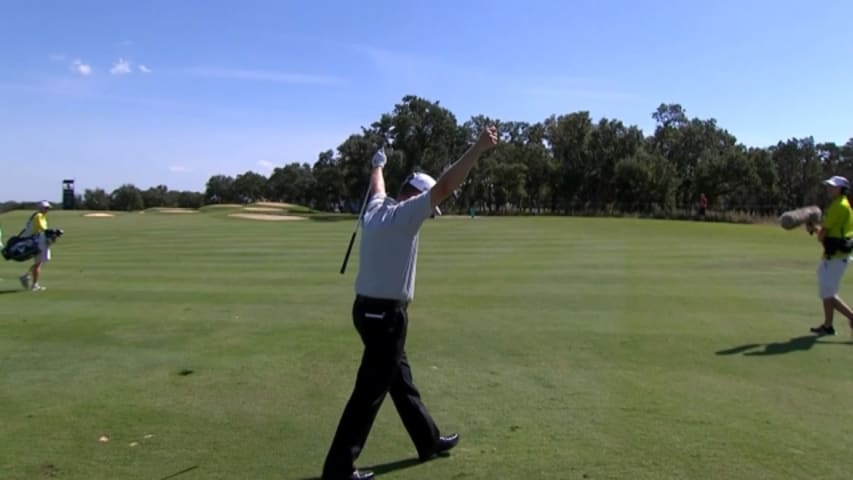 Jeff Maggert's incredible eagle hole-out at San Antonio Championship