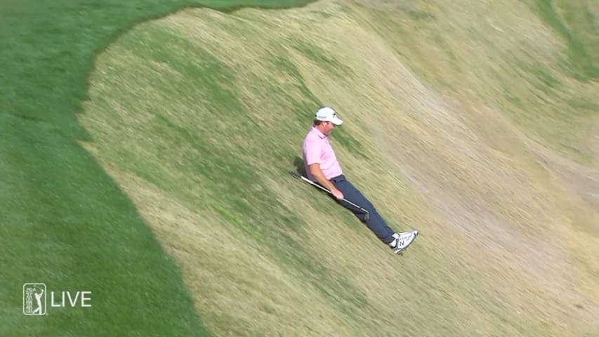 Grayson Murray's unique bunker entrance