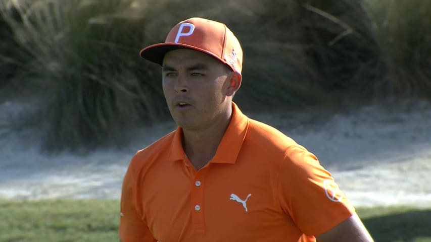 Rickie Fowler's quality birdie roll on No. 13 at Hero