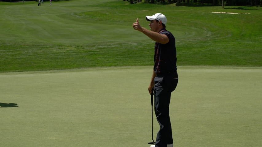 Greg Eason birdie on last hole to shoot 29 at LECOM Health Challenge