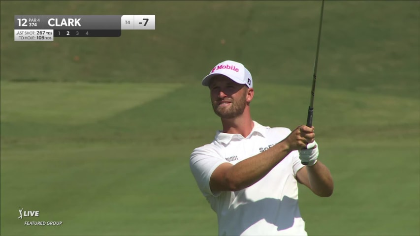 Wyndham Clark attacks flagstick to yield birdie at TOUR Championship