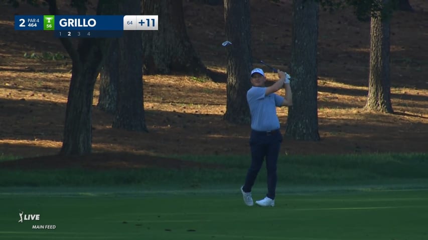 Emiliano Grillo's dialed-in approach leads to easy birdie at Wells Fargo