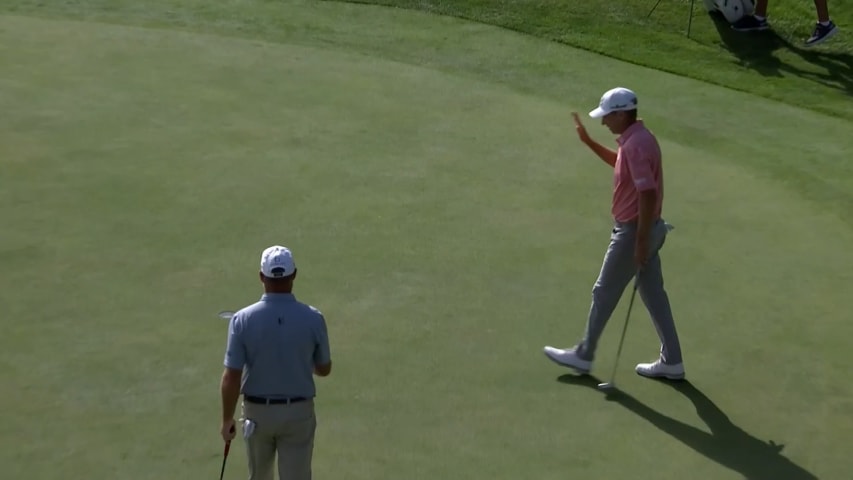 Steven Alker drains closing birdie at Sanford International