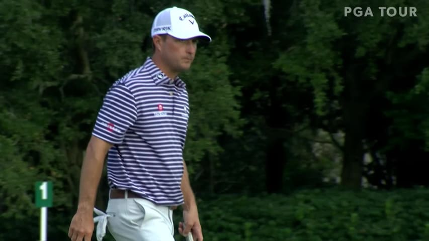 Kevin Kisner's lengthy par-save during playoff at The RSM Classic 