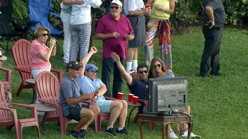 Fans enjoy the best seat in the house at Honda