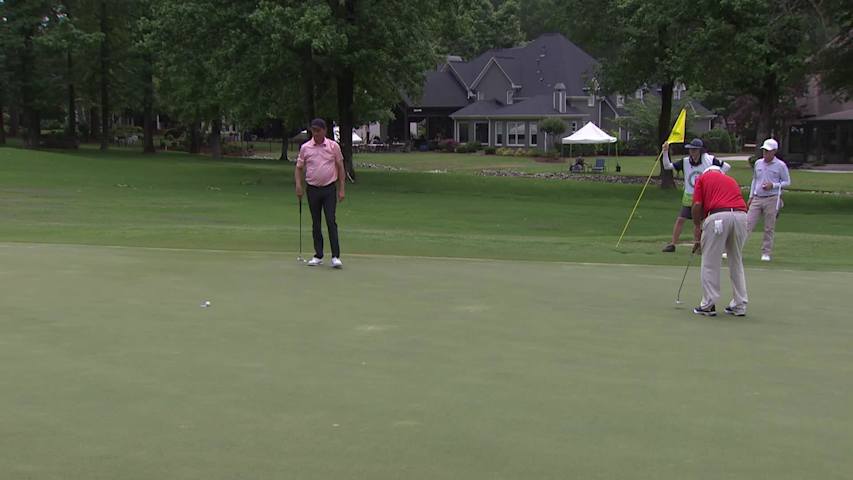 Boo Weekley makes birdie on No. 8 at Regions Tradition
