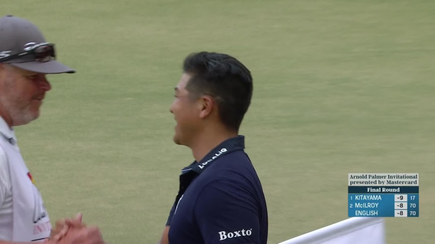 Kurt Kitayama pars 72nd hole to win by one shot at Arnold Palmer