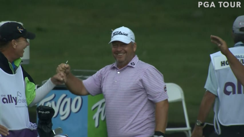 Dudley Hart’s Ace on No. 3 at The Ally Challenge  