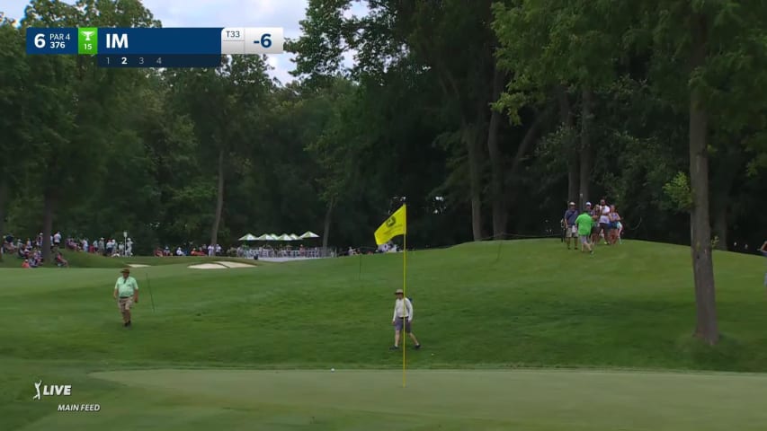 Sungjae Im drains 28-foot birdie putt from fringe at John Deere