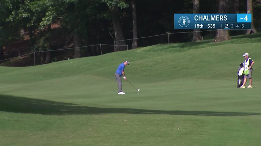 Greg Chalmers makes eagle putt on No. 15 at Regions Tradition