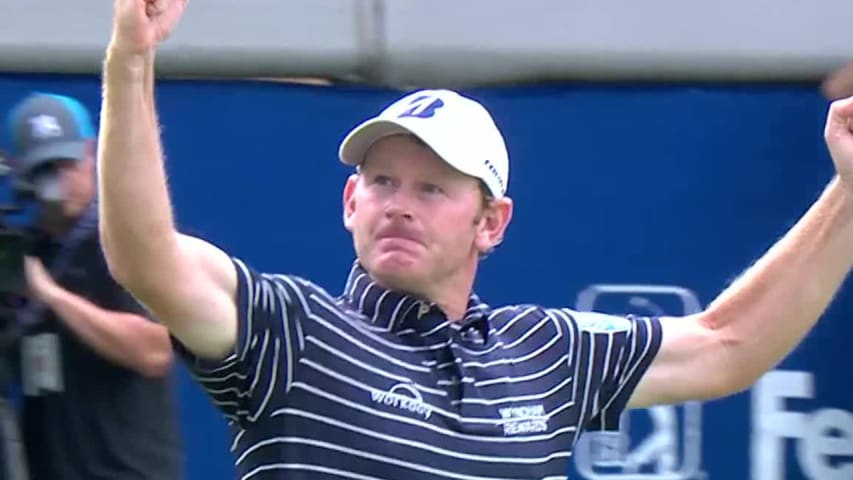 Brandt Snedeker drains 20-foot birdie to win Wyndham