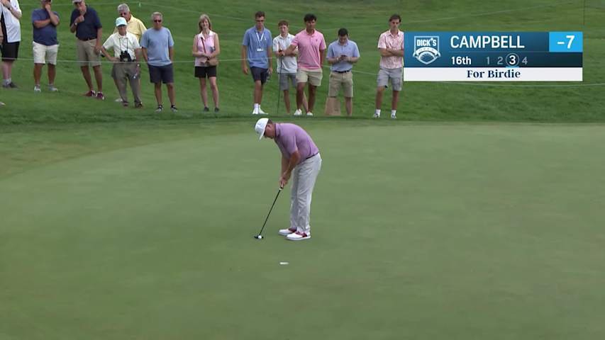 Chad Campbell makes birdie on No. 16 at DICK'S Open