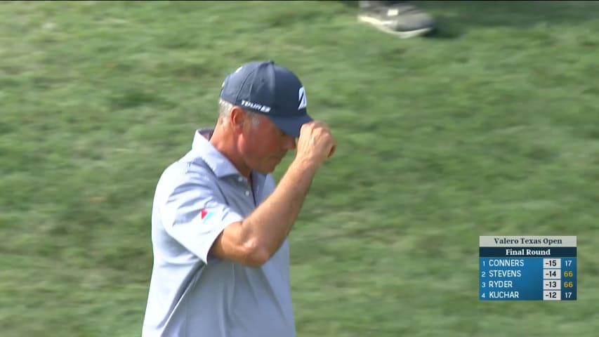 Matt Kuchar caps off a strong showing with birdie on No. 18 at Valero