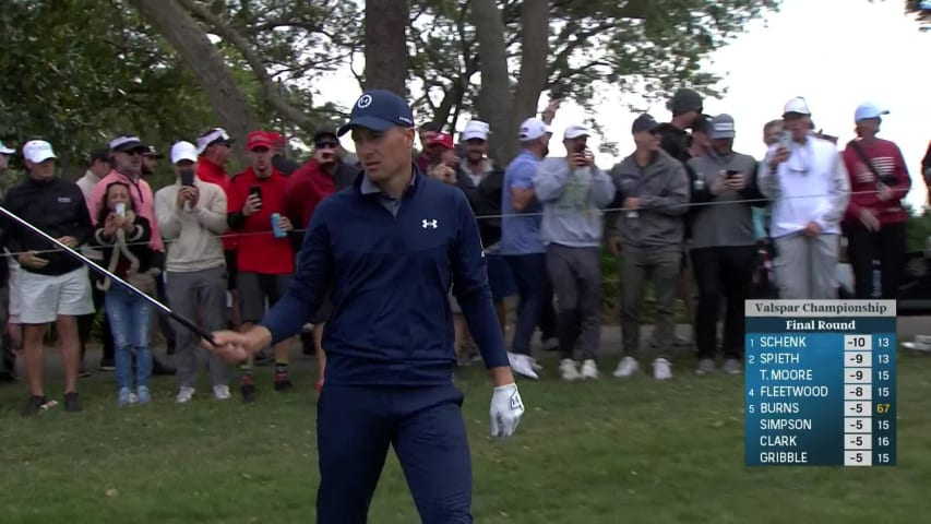 Jordan Spieth's impressive approach leads to birdie at Valspar