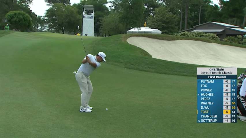 Alejandro Tosti makes birdie on No. 15 at ONEflight Myrtle