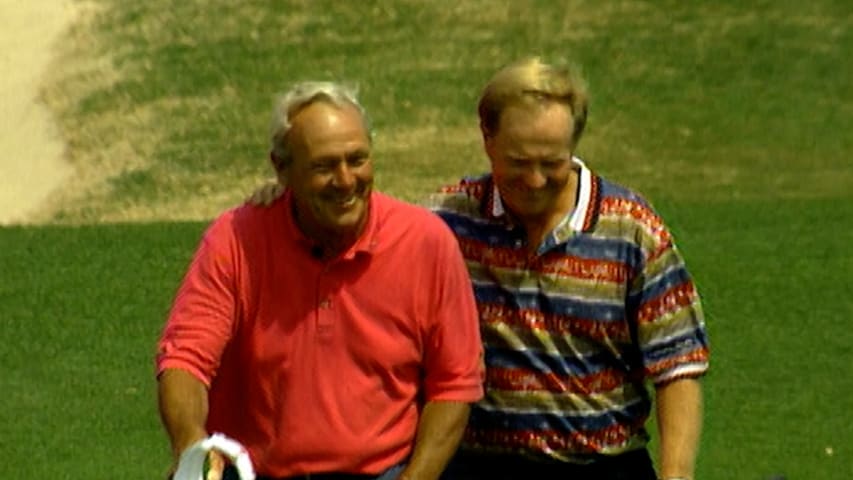 Arnold Palmer, Jack Nicklaus play historic matchup at Pinehurst No. 2