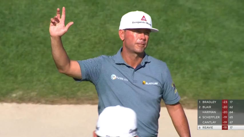 Chez Reavie finishes strong with birdie on No. 18 at Travelers