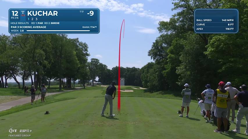 Matt Kuchar makes birdie on No. 12 at John Deere