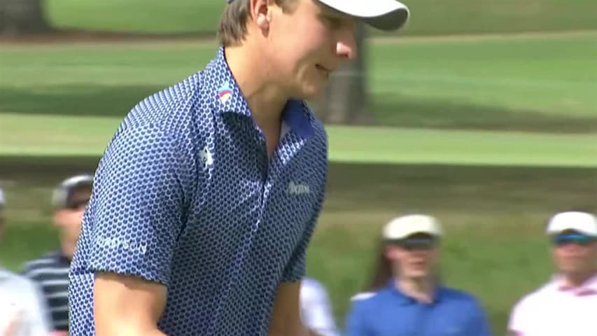 Carlos Ortiz's 25-foot birdie putt at Sanderson Farms