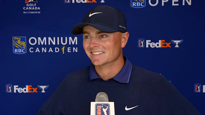 Luke Clanton interview after Round 1 at RBC Canadian