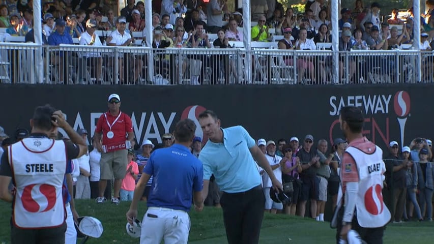 Brendan Steele birdies No. 18 to clinch Safeway Open