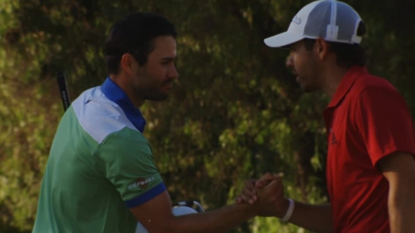 Adam Hadwin birdies No. 18 and wins the Chile Classic