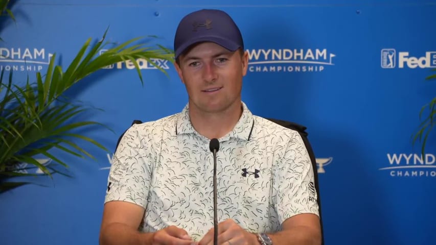 Jordan Spieth on what it takes to win Wyndham