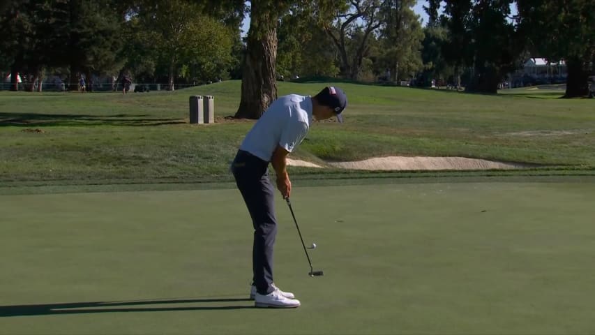 John Keefer makes birdie putt at Procore