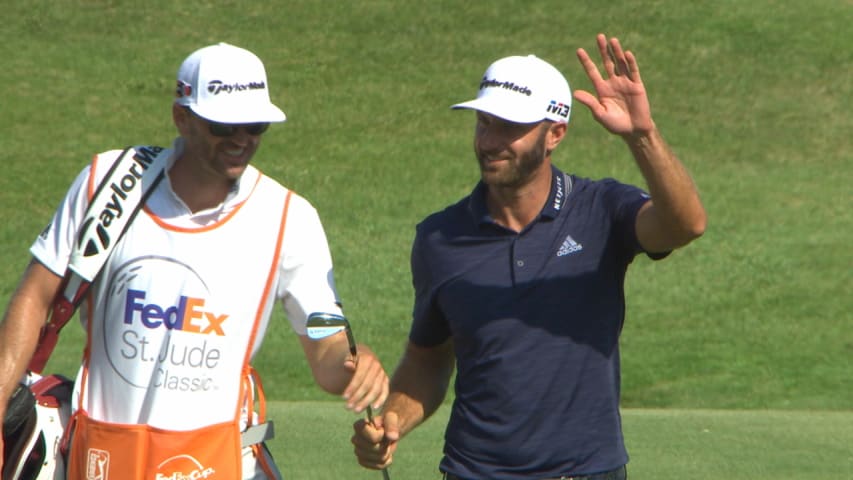 Dustin Johnson’s eagle finish to win FedEx St. Jude