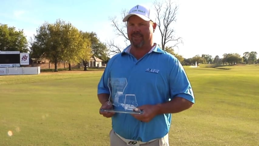 Kris Blanks wins the Chitimacha Louisiana Open