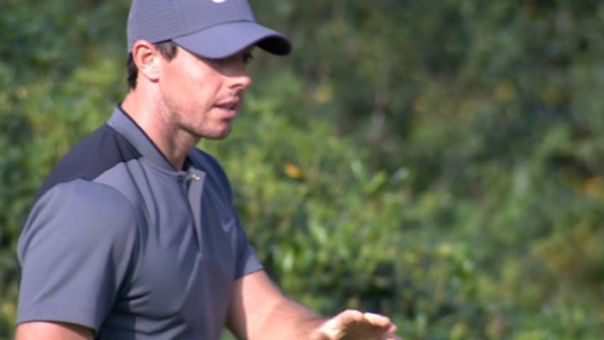 Rory McIlroy with some short game magic at HSBC Champions