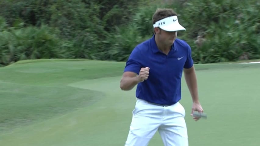 Tucker Wadkins cards back-to-back birdies at PNC Father/Son